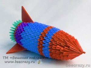 Ракета из модульного оригами